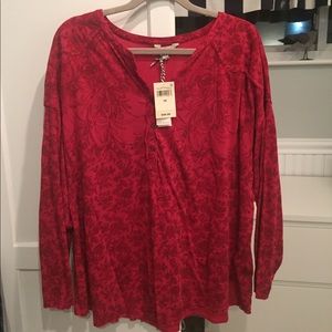 Lucky brand long sleeve top